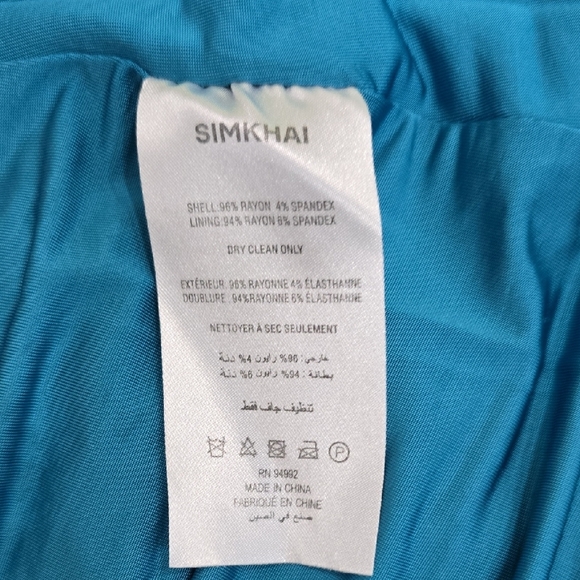 Jonathan Simkhai Sleeveless Green to Blue Ombre Maxi Dress - Picture 13 of 16